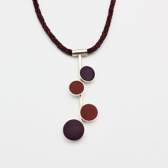 Oh, so 60'ish Kumihimo Necklace By Gabriele Cressman
