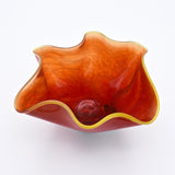 Small Fluted Bowl in Red By Jon Oakes