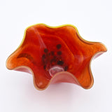 Small Fluted Bowl in Red By Jon Oakes