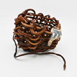 Kelp Basket With Shell By Monique Sonoquie
