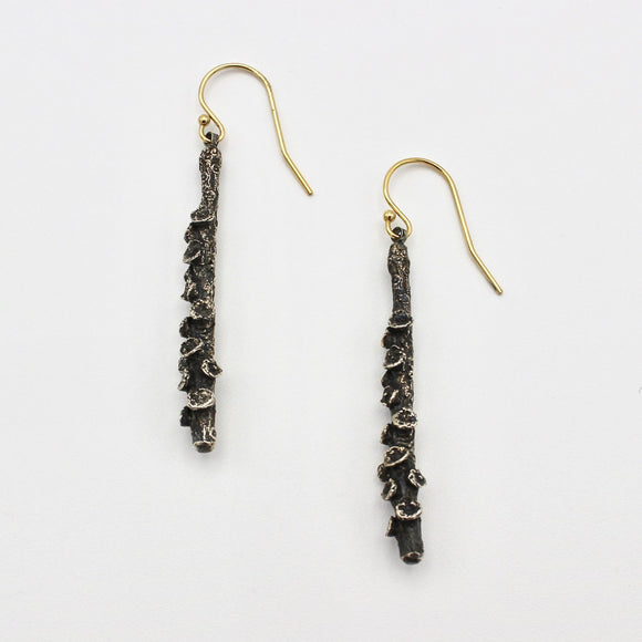 Organic Stick Earrings By Melody Lai