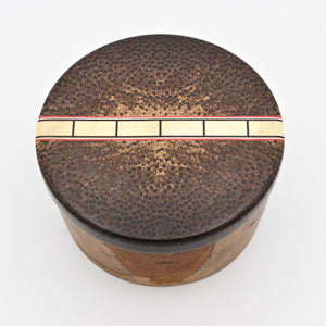 Camphor Wood Box With Black Palm Lid By James Scott