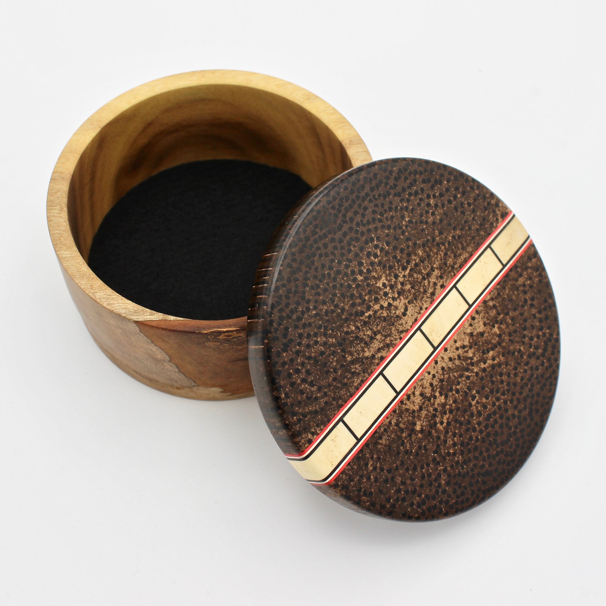 Camphor Wood Box With Black Palm Lid By James Scott – ACCI Gallery