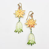Sun and Lily of the Valley Earrings By Robin Senour