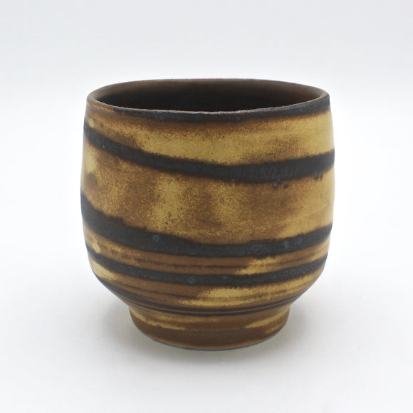 Marbled Clay Cup in Brown By Kurt Heffron