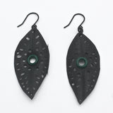 Upcycled Inner Tube Earrings By Suzane Beaubrun