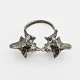 Adjustable Vertebrae Ring in Silver By Melody Lai