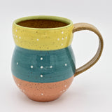 Colores Mug With Yellow and Turquoise By Janina Plascencia
