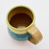 Colores Mug With Yellow and Turquoise By Janina Plascencia